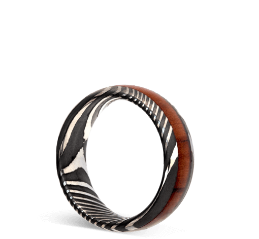 Moa Cedar Wood Unique Wedding Ring
