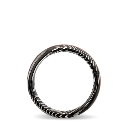 Moa Stripe Unique Men's Ring