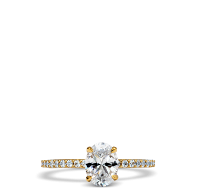 Paloma Diamond Yellow Gold Engagement Ring