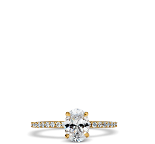 Paloma Diamond Yellow Gold Engagement Ring