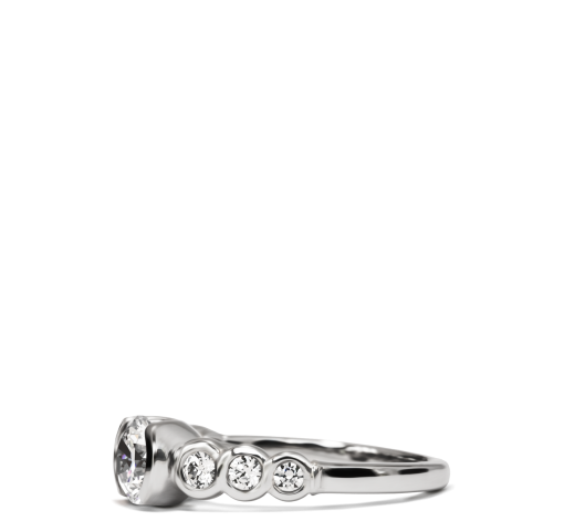 Solest Infinity White Gold Engagement Ring