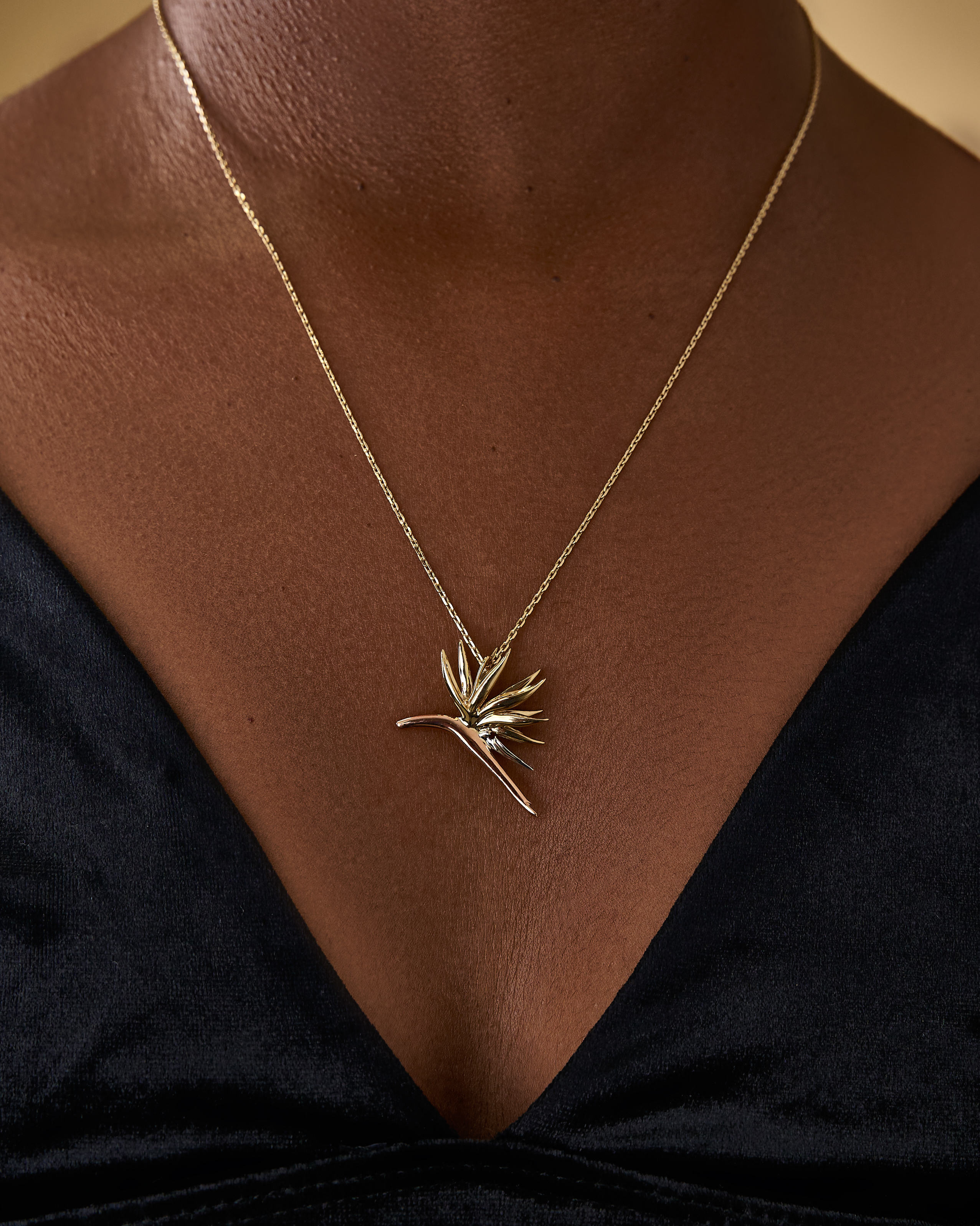 Hawaiian X-large Bird of Paradise Necklace, Sterling Silver Bird of Paradise  Pendant, Hawaiian Jewelry, Valentine Birthday Gift - Etsy